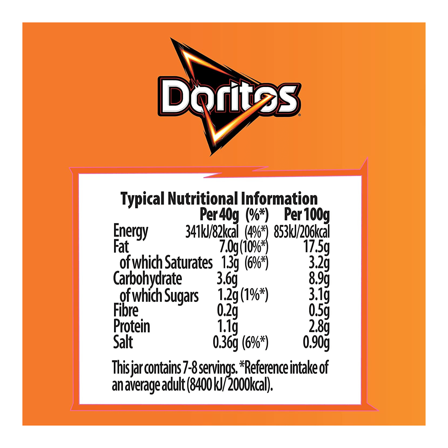 Buy Doritos Nacho Cheese Vegetarian Dip, Perfect for Sharing 280g (Case